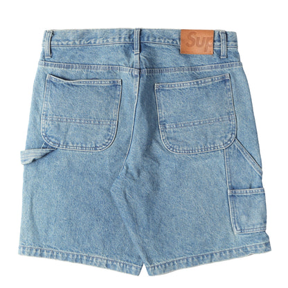 21SS ハンドスタイルロゴ ウォッシュド デニム ペインターショーツ(Handstyle Denim Painter Short)