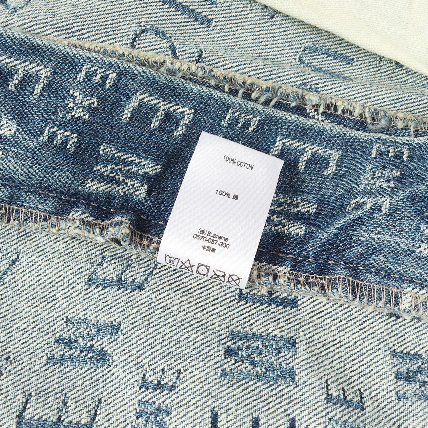 21SS ワープ ジャガード デニム ペインター ショーツ(Warp Jacquard Logos Denim Painter Short)