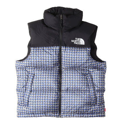 21SS ×THE NORTH FACE スタッズ柄 ヌプシ ダウンベスト(Studded Nuptse Vest)