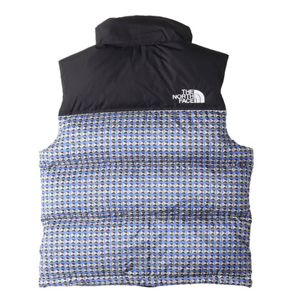 21SS ×THE NORTH FACE スタッズ柄 ヌプシ ダウンベスト(Studded Nuptse Vest)