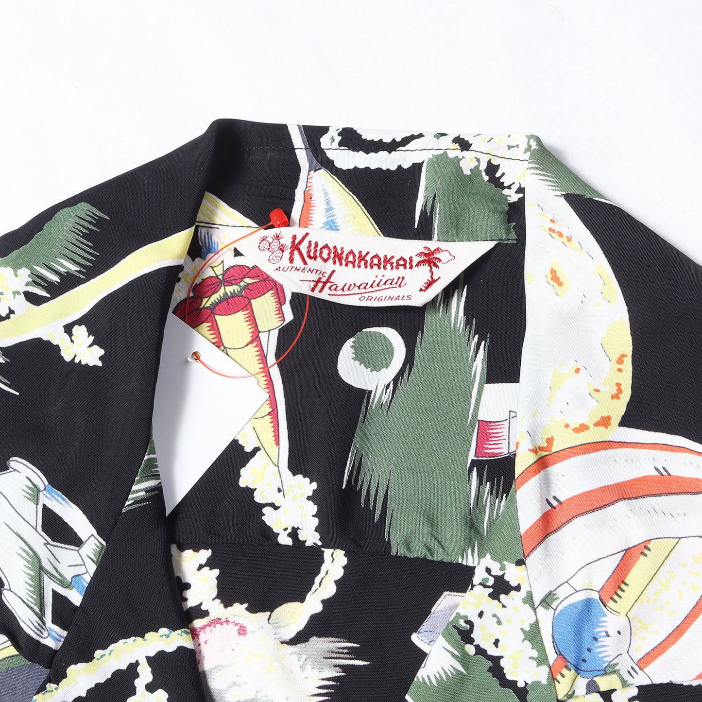[新品 人気モデル] HINOYA別注 スペースシップ柄 レーヨン アロハシャツ / KUONAKAKAI実名復刻 SPECIAL EDITION SS38909HY