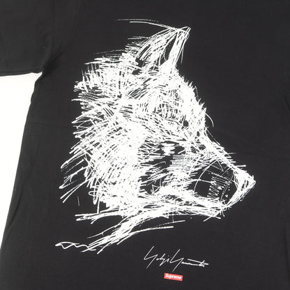 20AW ×Yohji Yamamoto ウルフ グラフィック Tシャツ(Scribble Wolf Tee)