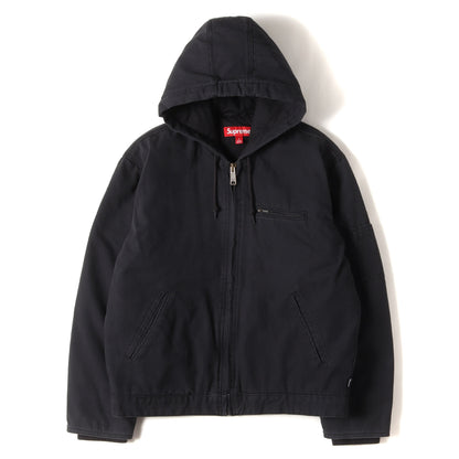 24AW ×THRASHER ×NECK FACE グラフィック刺繍 キャンバス ワークジャケット(Hooded Work Jacket)