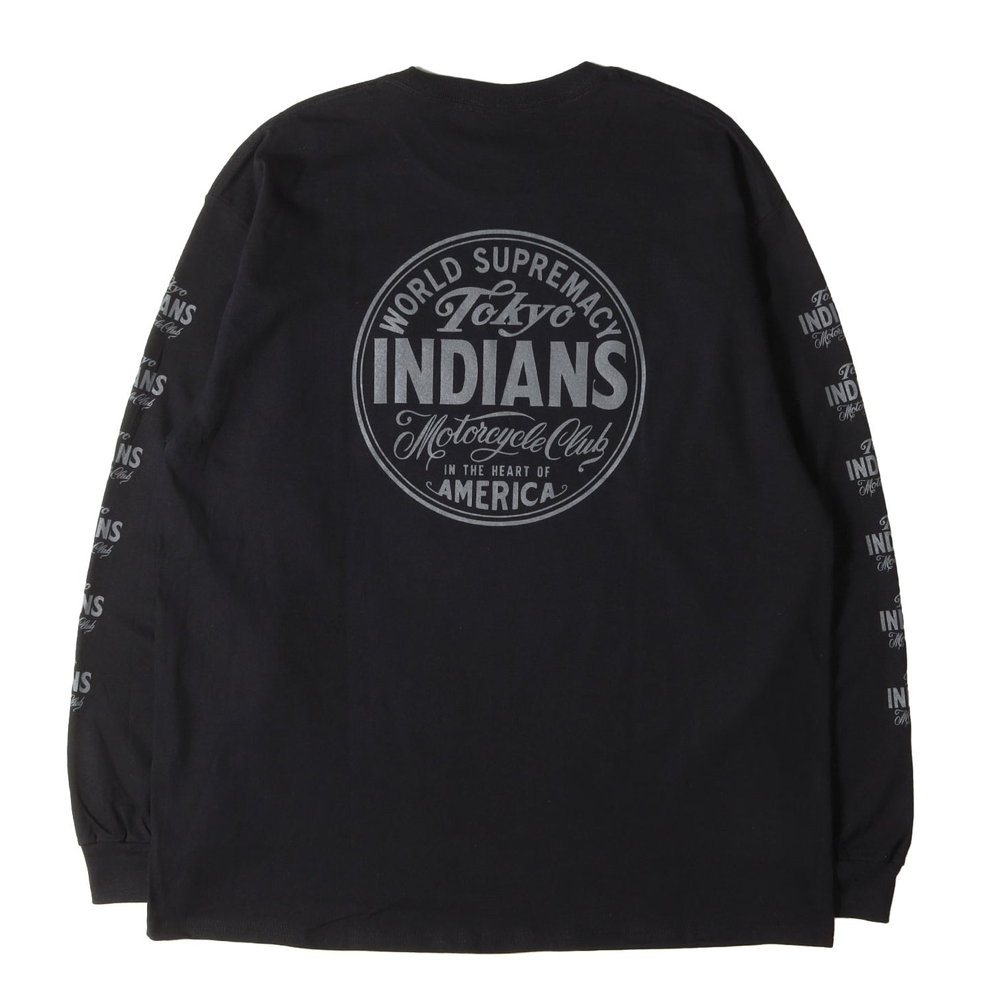 26SS Tokyo Indians 東京インディアンズプリント ロングスリーブ ポケット Tシャツ