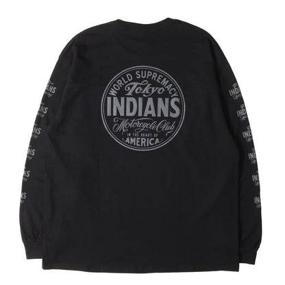 26SS Tokyo Indians 東京インディアンズプリント ロングスリーブ ポケット Tシャツ