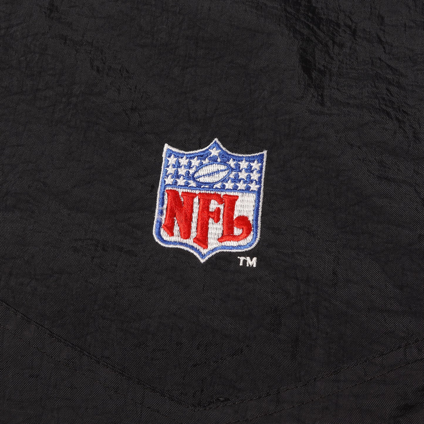 90s NFL オークランド・レイダース ナイロン 中綿 フルジップ ジャケット