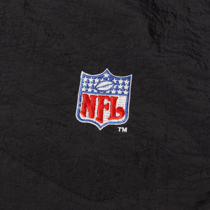 90s NFL オークランド・レイダース ナイロン 中綿 フルジップ ジャケット