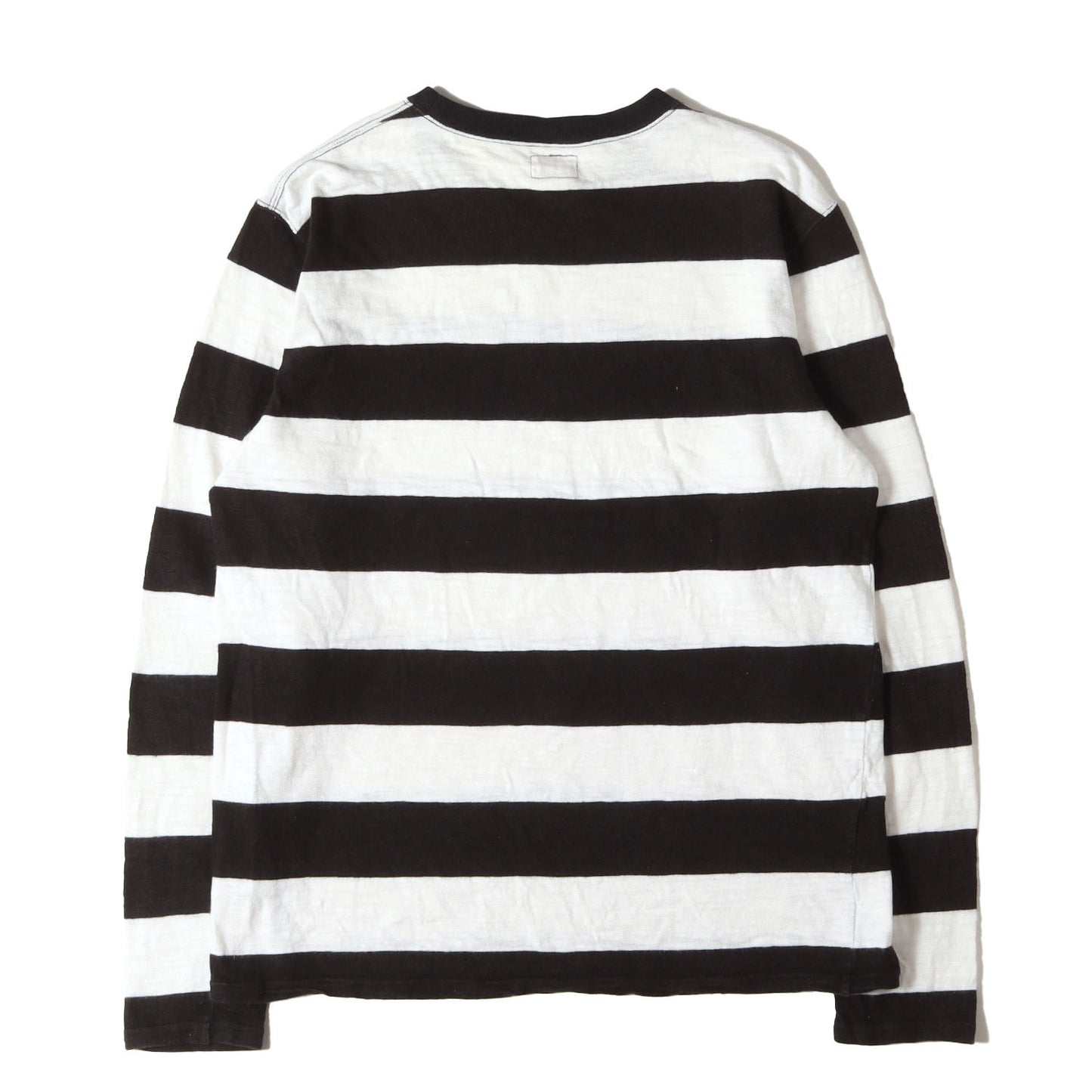 BUCO コットンスラブ ボーダー ロングスリーブ Tシャツ