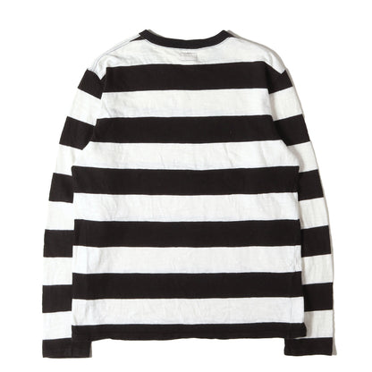 BUCO コットンスラブ ボーダー ロングスリーブ Tシャツ