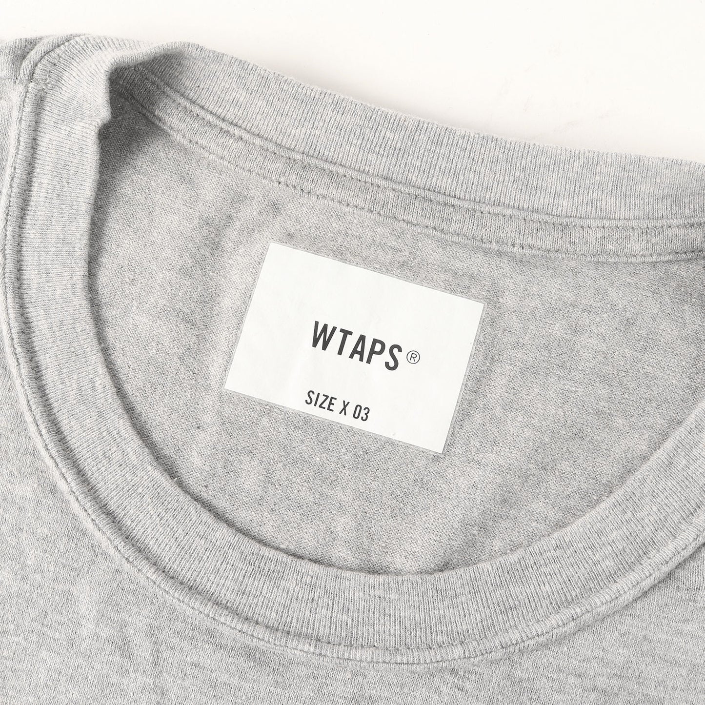 23SS wtvuaロゴ刺繍 クルーネック Tシャツ(WTVUA / SS / COTTON)