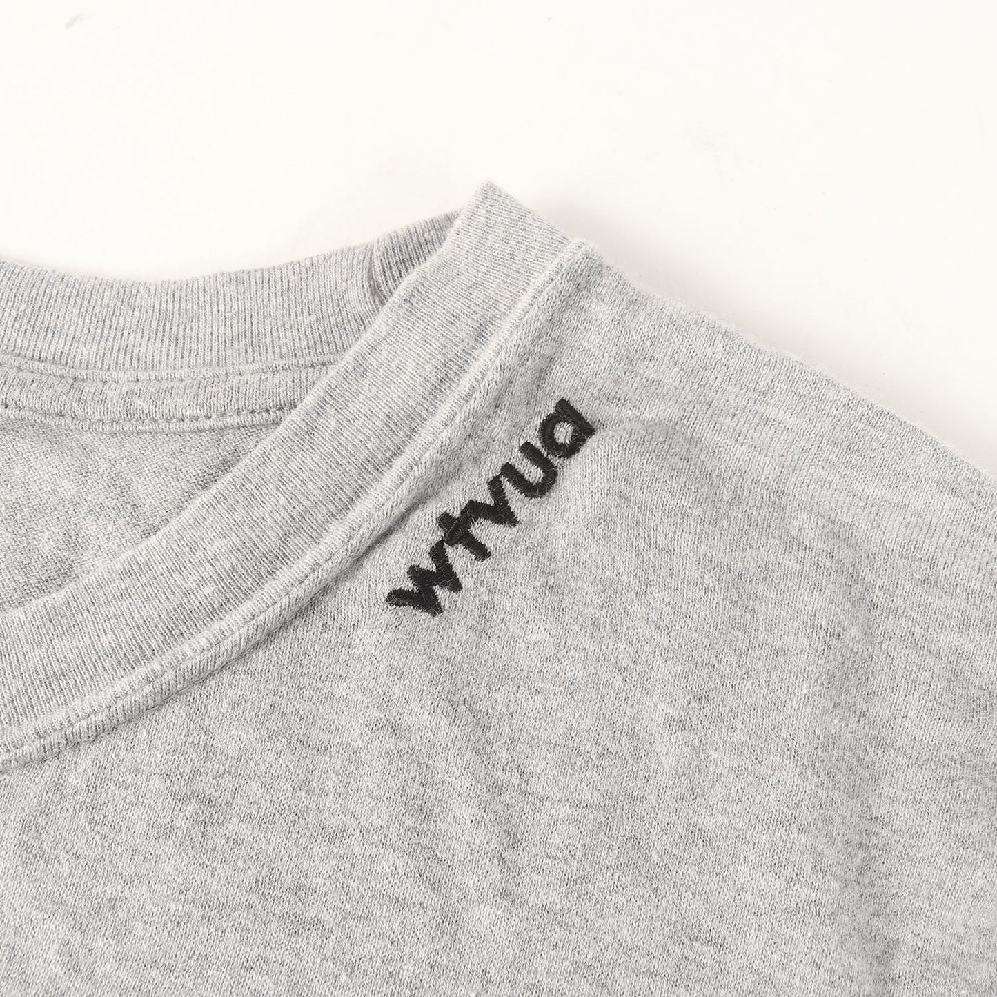 23SS wtvuaロゴ刺繍 クルーネック Tシャツ(WTVUA / SS / COTTON)
