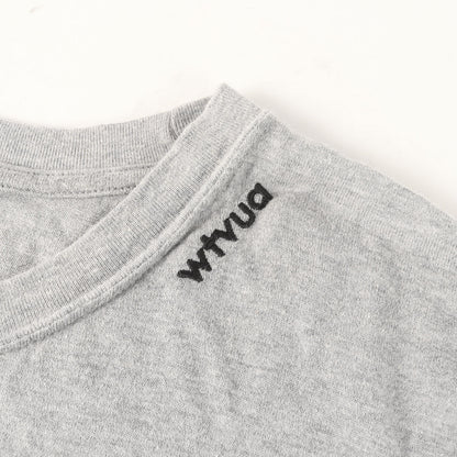 23SS wtvuaロゴ刺繍 クルーネック Tシャツ(WTVUA / SS / COTTON)