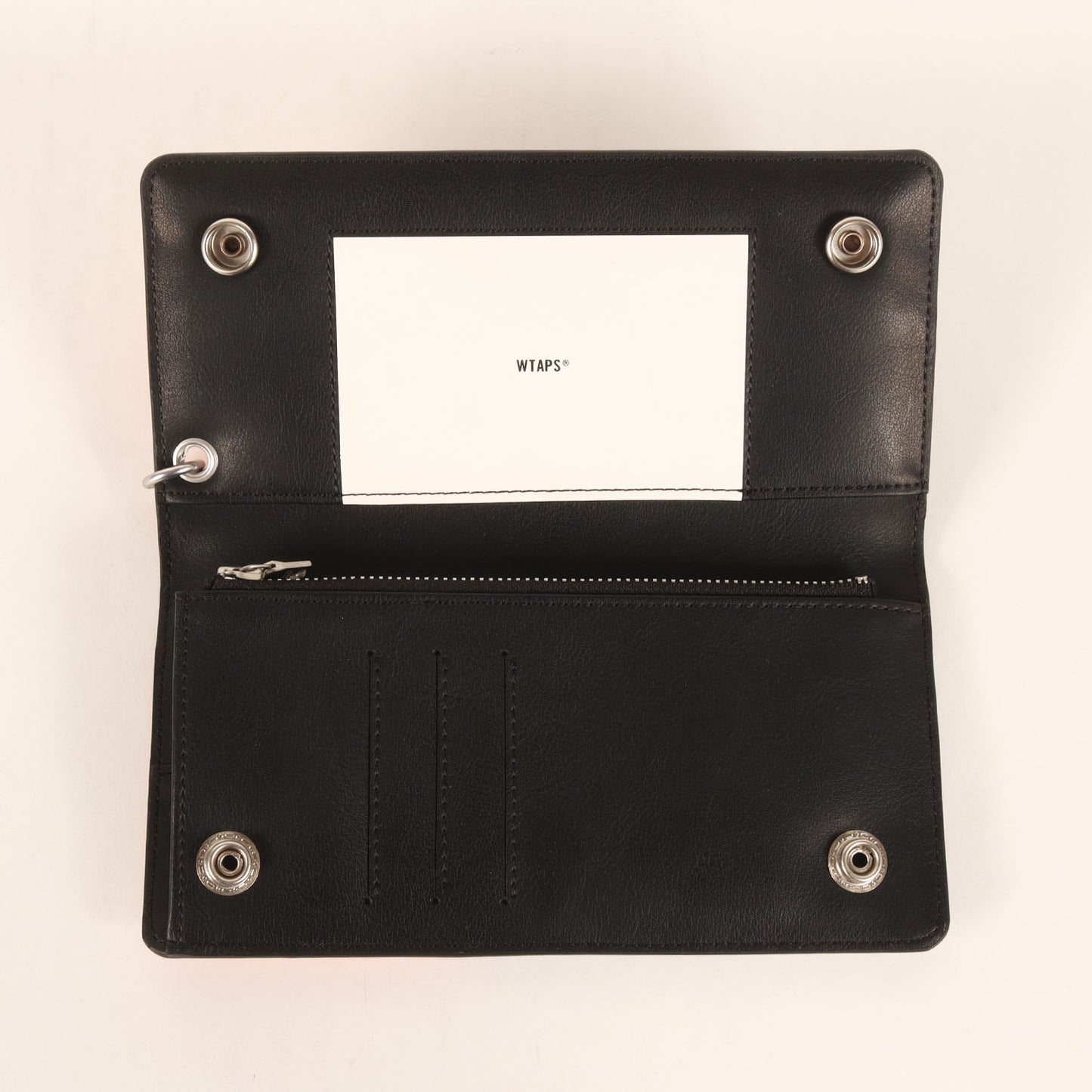 23AW ウォレットチェーン付き ロングウォレット / 長財布(CREAM WALLET SYNTHETIC FORTLESS)