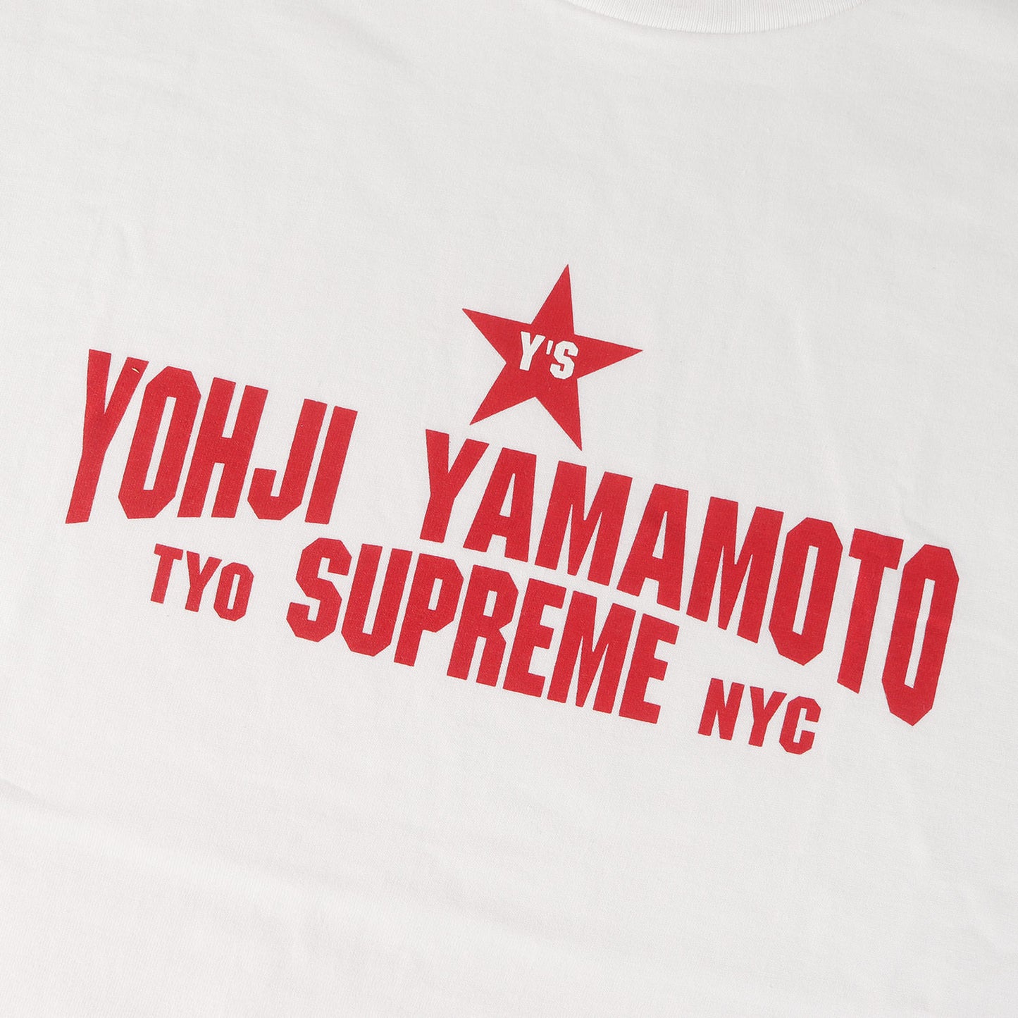 25AW ×Y's by Yohji Yamamoto スターロゴ Tシャツ(Star Tee)