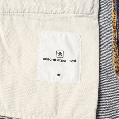 ヴィンテージ加工 ストレッチ スリム デニムパンツ(SLIM-FIT STRETCH DAMAGED JEANS)