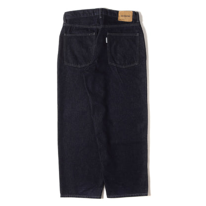 22AW ワンウォッシュ加工 バギー ワイド デニムパンツ(5 Pocket Baggy Denim Pants)