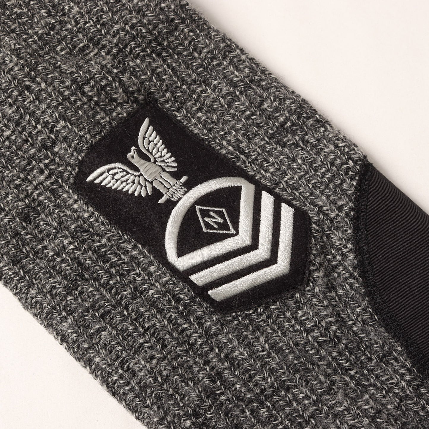 00s ワッペン付き タートルネック ウールニット セーター(BASS / W-TURTLE. LS)