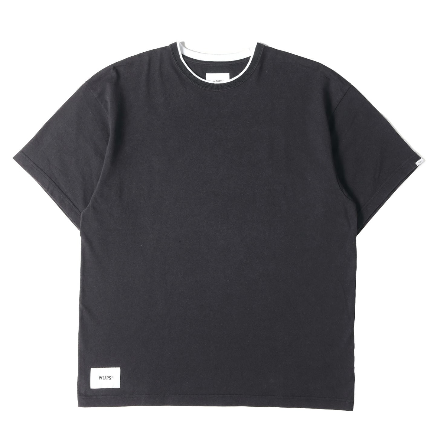 24SS スモールロゴ刺繍 リブライン Tシャツ(MOLT / SS / COTTON. SIGN)