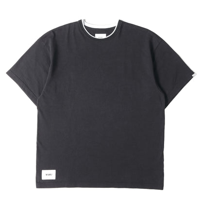 24SS スモールロゴ刺繍 リブライン Tシャツ(MOLT / SS / COTTON. SIGN)