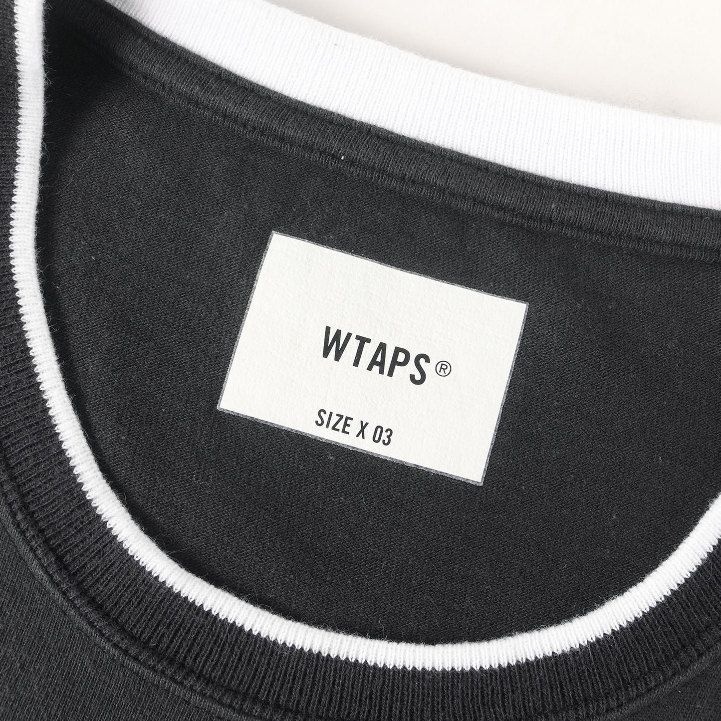 24SS スモールロゴ刺繍 リブライン Tシャツ(MOLT / SS / COTTON. SIGN)