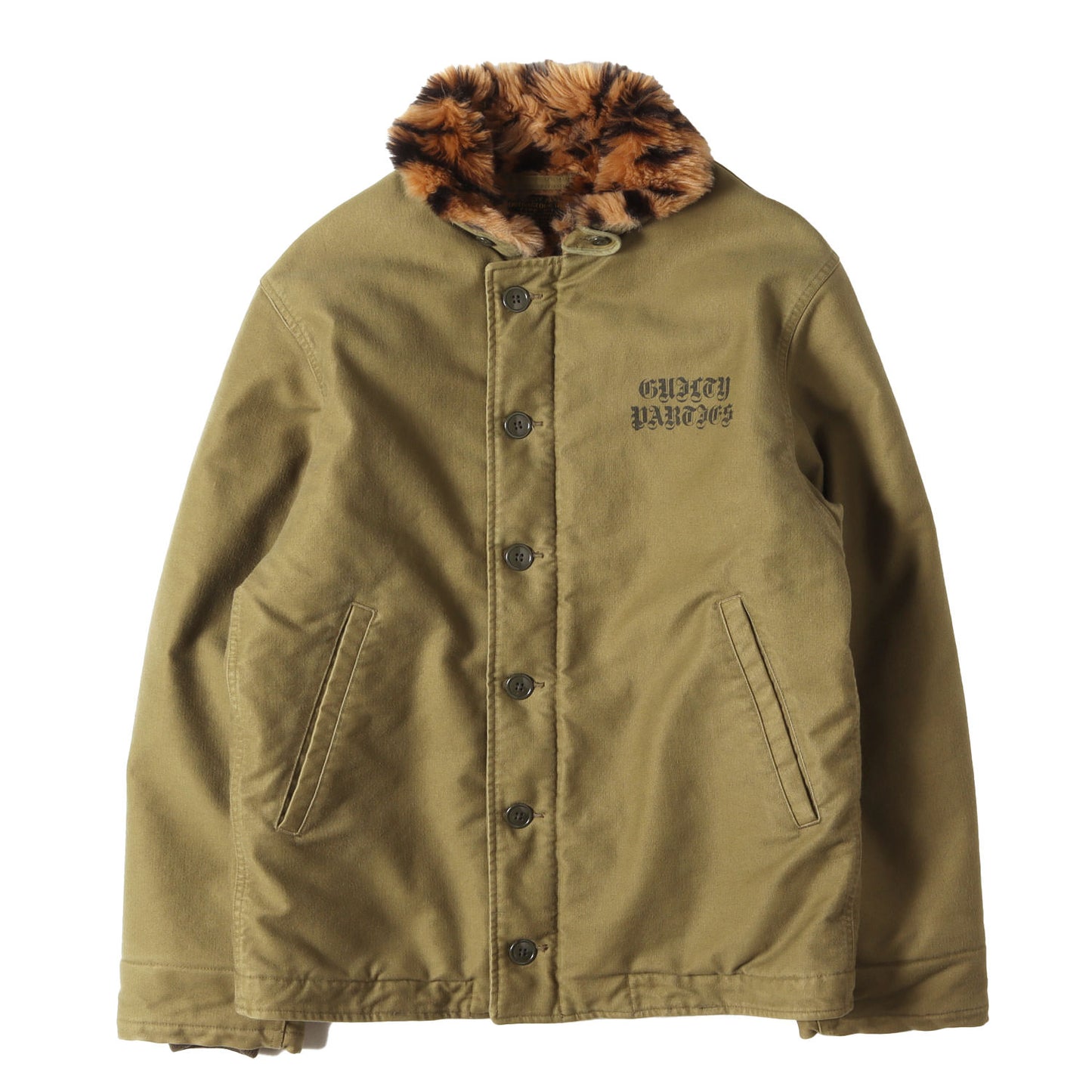 21AW 裏地レオパード N-1 デッキジャケット(N-1 DECK JACKET)