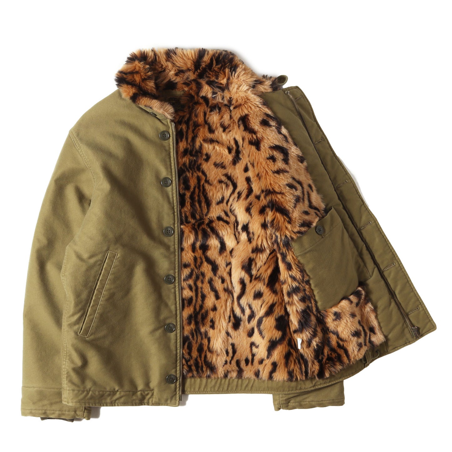 21AW 裏地レオパード N-1 デッキジャケット(N-1 DECK JACKET)