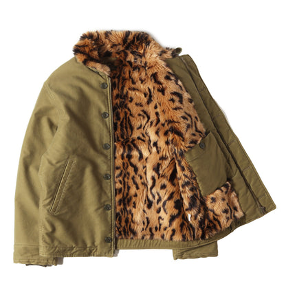 21AW 裏地レオパード N-1 デッキジャケット(N-1 DECK JACKET)