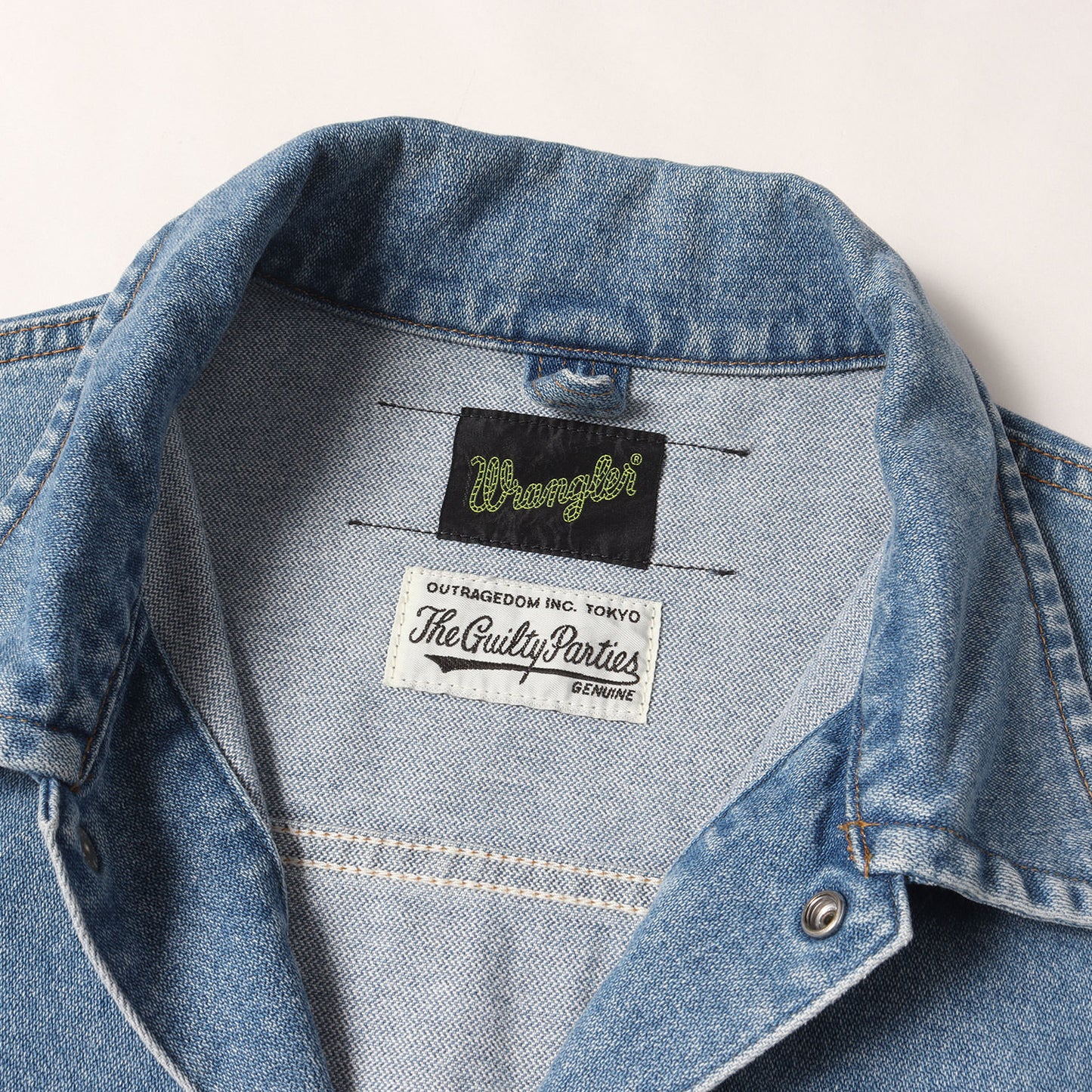 23SS ×Wrangler ヴィンテージ加工 デニム トラッカージャケット(TRUCKER JACKET)