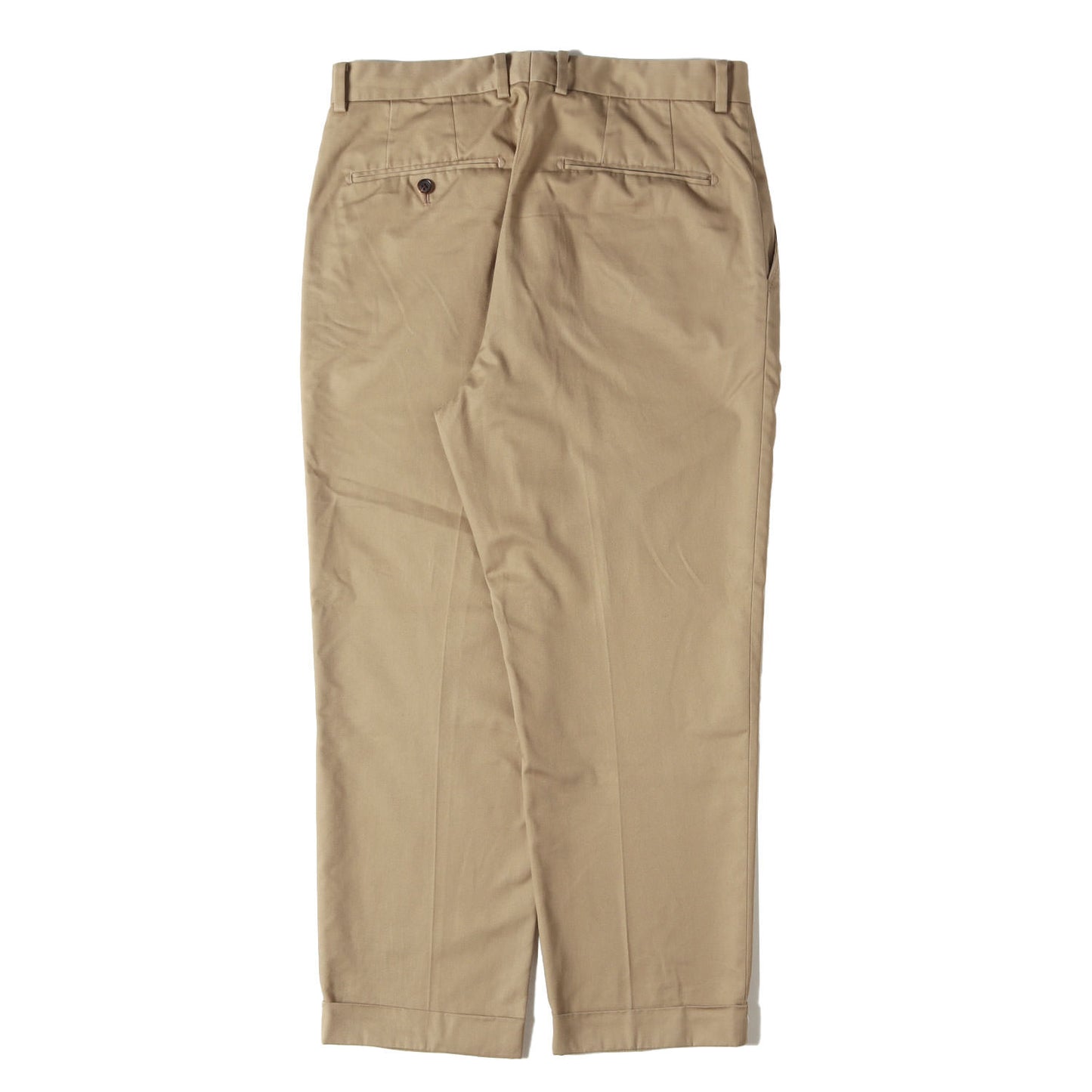 T/Cツイル プリーツ スラックスパンツ(PLEATED TROUSERS)