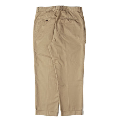 T/Cツイル プリーツ スラックスパンツ(PLEATED TROUSERS)
