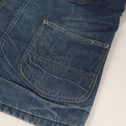 [ユニオンチケット付き ビッグサイズ] 70s 81-LJ ブランケット付き デニム カバーオール