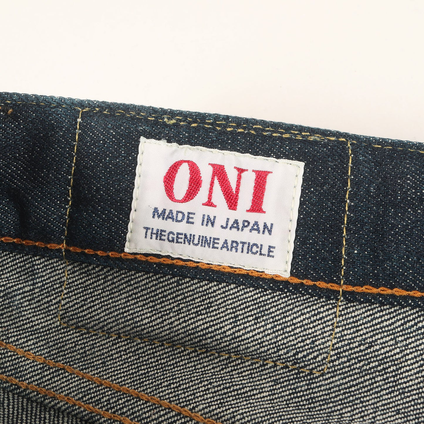 15oz 石川台 ストレッチ リラックス テーパード デニムパンツ (ONI-121S Ishikawadai)