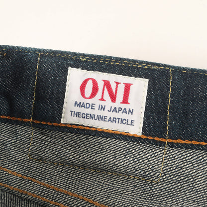 15oz 石川台 ストレッチ リラックス テーパード デニムパンツ (ONI-121S Ishikawadai)