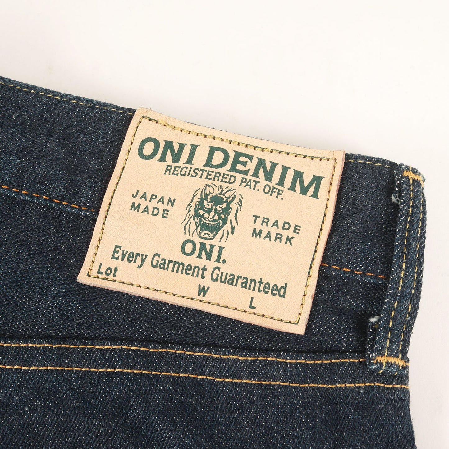 15oz 石川台 ストレッチ リラックス テーパード デニムパンツ (ONI-121S Ishikawadai)