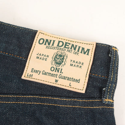 15oz 石川台 ストレッチ リラックス テーパード デニムパンツ (ONI-121S Ishikawadai)
