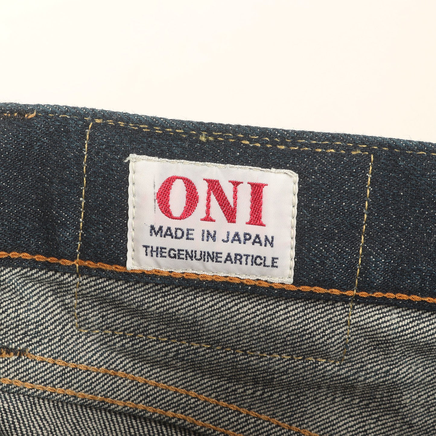 15oz 石川台 ストレッチ リラックス テーパード デニムパンツ (ONI-121S Ishikawadai)