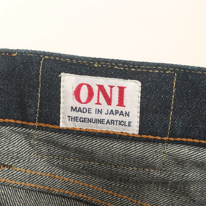 15oz 石川台 ストレッチ リラックス テーパード デニムパンツ (ONI-121S Ishikawadai)