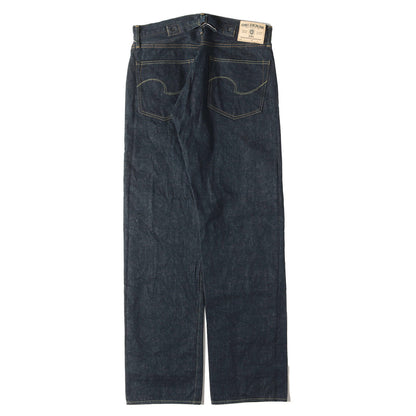 冬季限定 雪さらし加工 15oz 石川台 シンチバック ルーズストレート デニムパンツ (ONI-295 Ishikawadai)