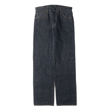 冬季限定 雪さらし加工 15oz 石川台 シンチバック ルーズストレート デニムパンツ (ONI-295 Ishikawadai)