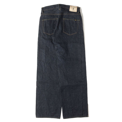 冬季限定 雪さらし加工 15oz 石川台 スーパーワイド ストレート デニムパンツ (ONI-222 Ishikawadai)