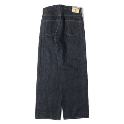 冬季限定 雪さらし加工 15oz 石川台 スーパーワイド ストレート デニムパンツ (ONI-222 Ishikawadai)