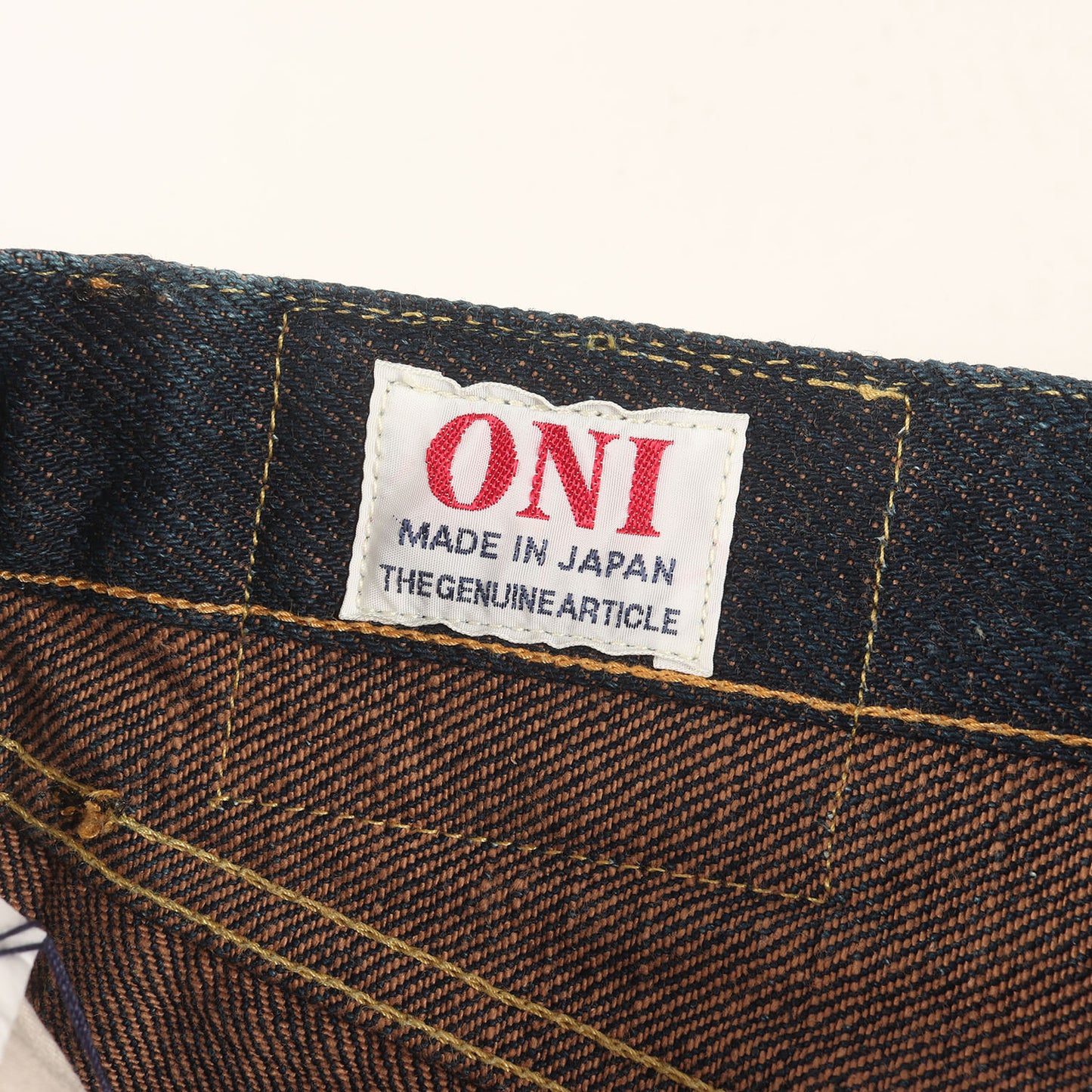 20oz シークレット レギュラーストレート デニムパンツ (ONI288ZR-LBR)