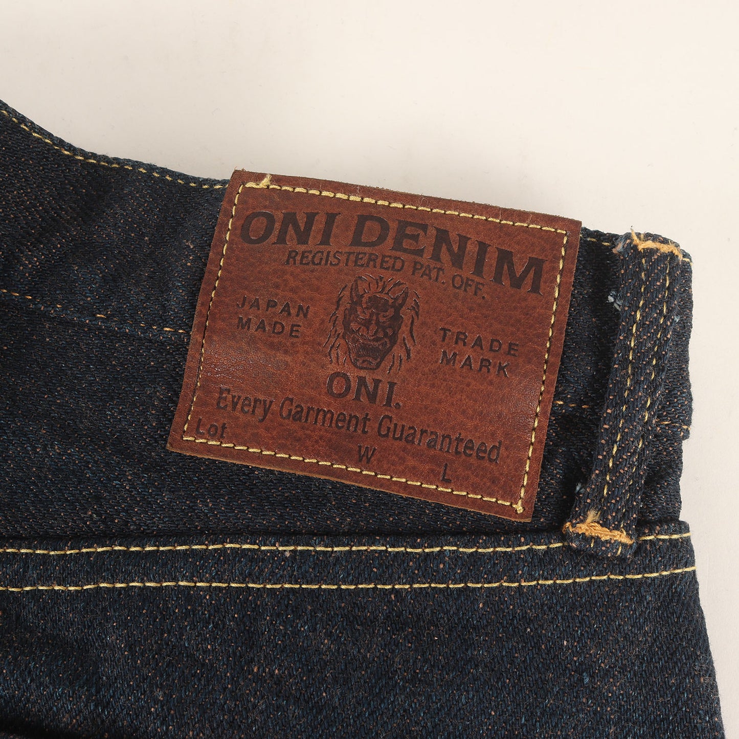 20oz シークレット レギュラーストレート デニムパンツ (ONI288ZR-LBR)