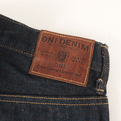 20oz シークレット スーパーワイドテーパード デニムパンツ (ONI822ZR-LBR)