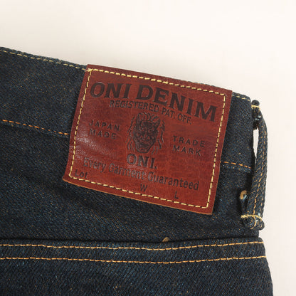 20oz シークレット ワイドストレート デニムパンツ (ONI200ZR-OLV)