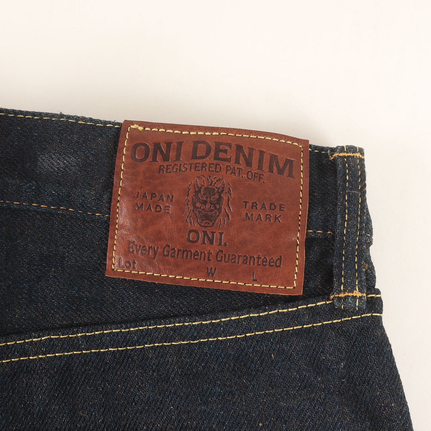 20oz シークレット レギュラーストレート デニムパンツ (ONI288ZR-OLV)