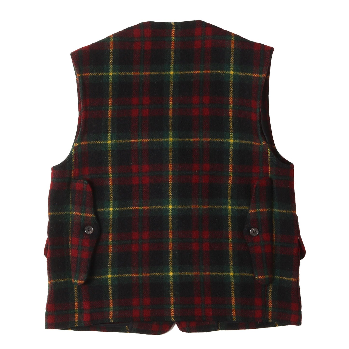 [希少 グッドコンディション] 80s チェック ウール ハンティング ベスト / RALPH LAUREN