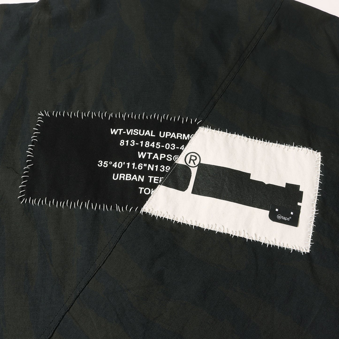 25SS タイガーカモ切替し ミリタリー シャツジャケット(VEINY / LS / COTTON. TWILL)