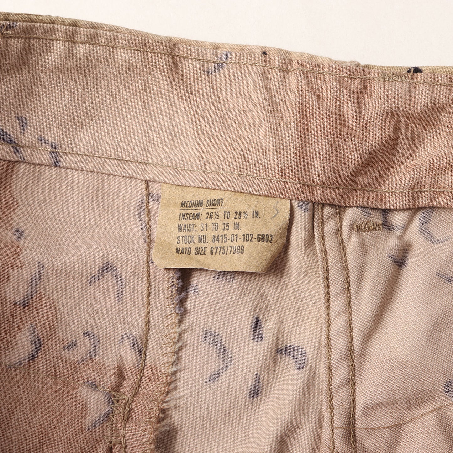 80s 米軍実物 6Cデザートカモ BDU カーゴパンツ