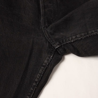 [濃黒 グッドコンディション] 90s 501 後染めブラック デニムパンツ / カナダ製 501-0659